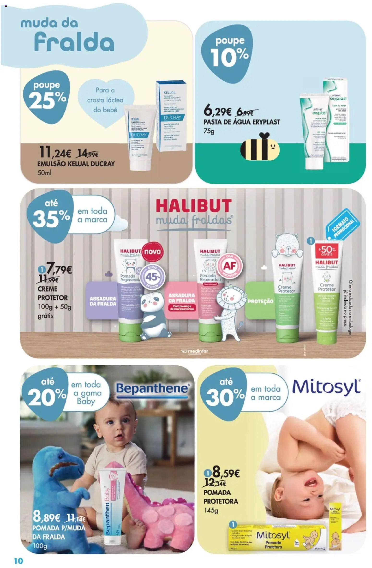 Pingo Doce - Bem Estar Bebé Lojas │ válido de 06.01.2026 | Página: 10 | Produtos: Agua, Fraldas, Pomada, Creme