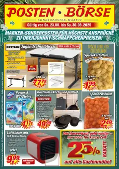Posten Börse Prospekt gültig ab dem 23.08.2025