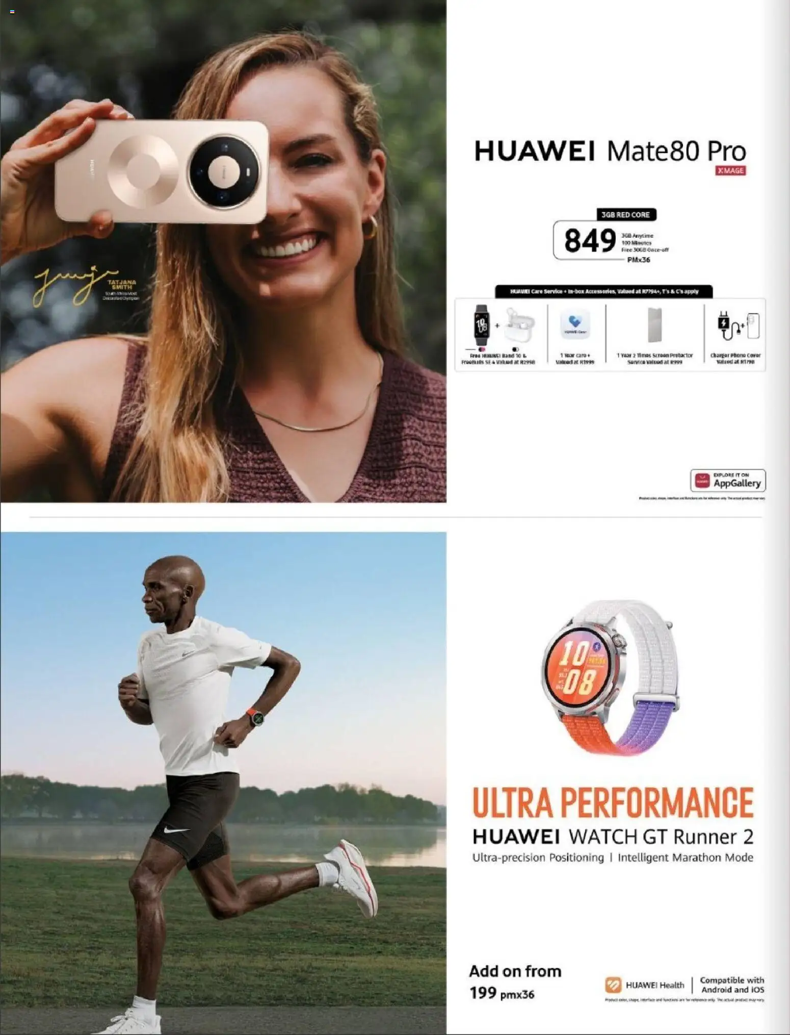 New Vodacom catalogue – valid from 02.04.2026 | Page: 8 | Products: Watch, Charger