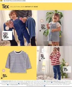 Carrefour - Prévisualisation de Carrefour Tex valide à partir de 10.02.2026 | Page: 22 | Produits: Salopette, Coton