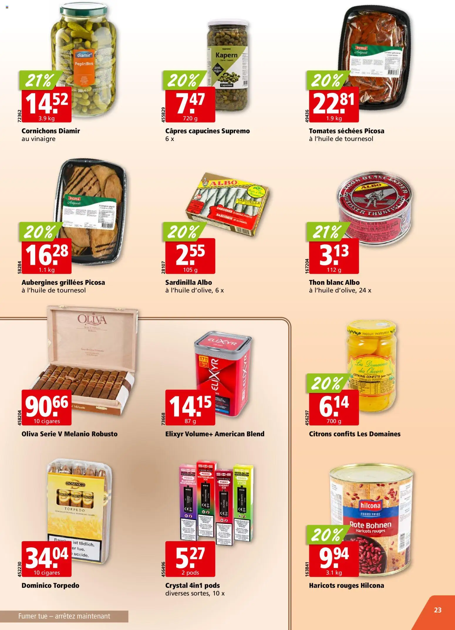 Aligro Aktionen Chavannes, Matran, Genève, Sion – gültig ab 02.03.2026 | Seite: 23