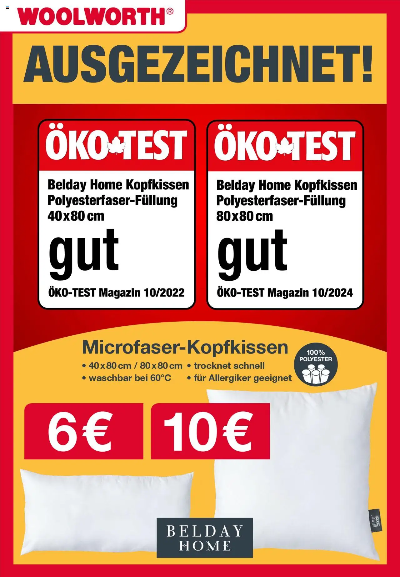 Woolworth Prospekt 	 - gültig ab dem 07.08.2025 | Seite: 27 | Produkte: Kopfkissen