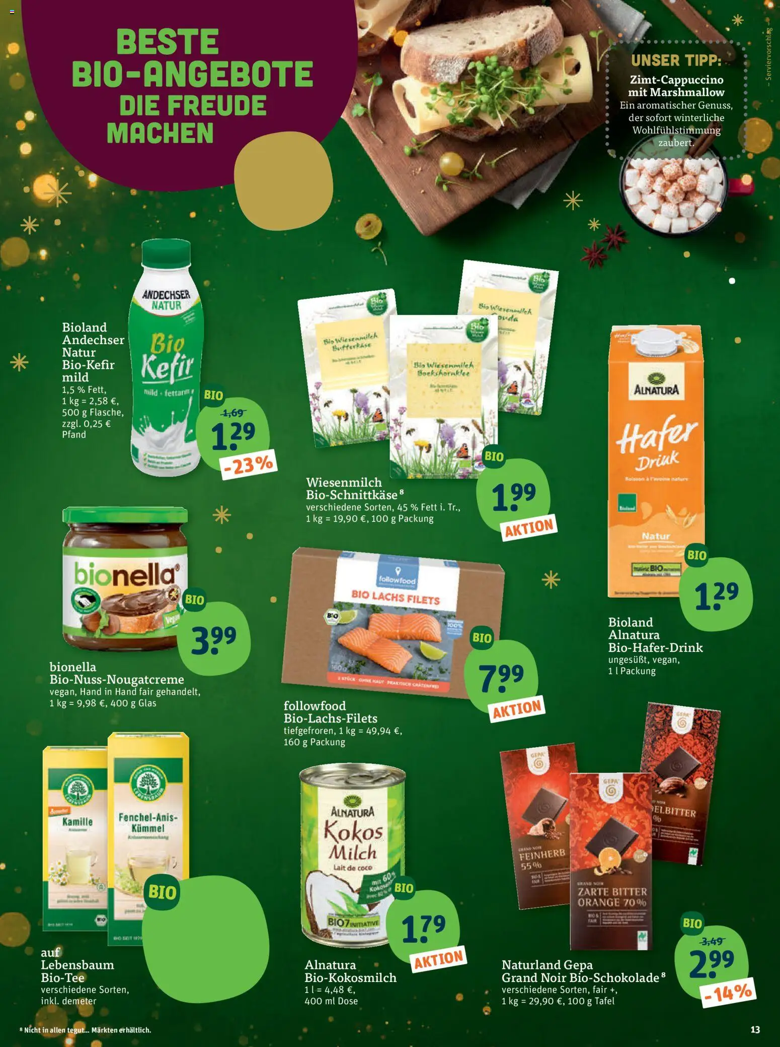 Tegut Prospekt – gültig ab 01.12.2025 | Seite: 15 | Produkte: Kefir, Milch, Lachs