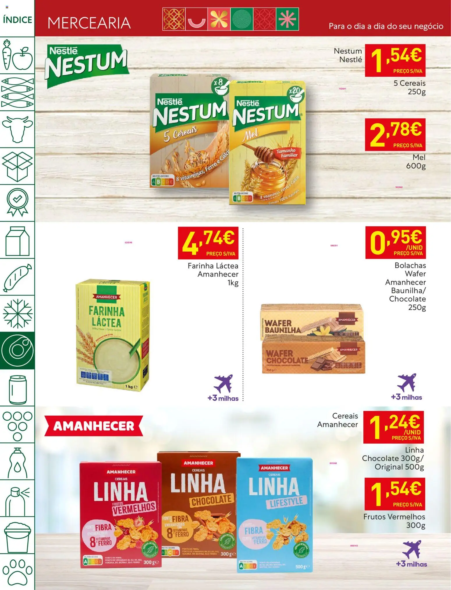 Recheio folheto │ válido de 25.12.2025 | Página: 24 | Produtos: Farinha láctea, Bolachas, Cálcio, Chocolate