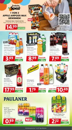 Getränkeland Prospekt 	 ab 27.04.2026 gültig | Seite: 5 | Produkte: Cola, Zitrone, Mango, Fassbrause