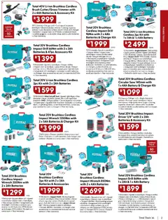 Brights Hardware specials catalogue – valid from 25.04.2026 | Page: 3 | Products: Grinder, Charger, Brush, Stock