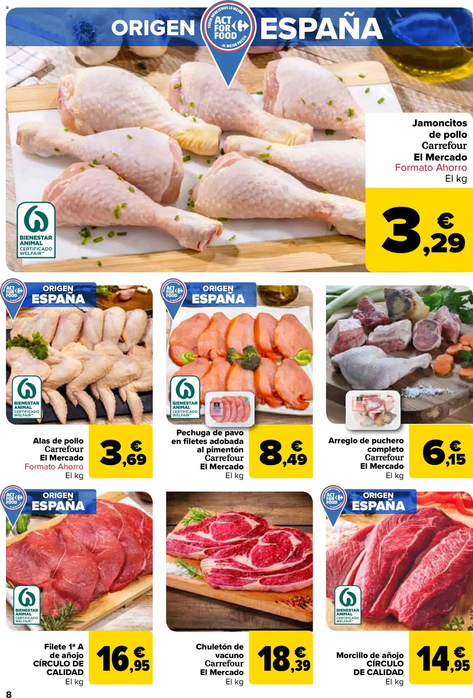 Carrefour folleto │ válido desde el 28.10.2025 | Página: 8 | Productos: Filete