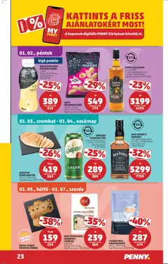 SOPRONI DOBOZOS SÖR, 4,5% alkoholtartalom, 0,5 liter, digi kuponnal: 578 Ft/liter - amely érvényes a következő dátumtól: 02.01.2026 | Oldal: 27