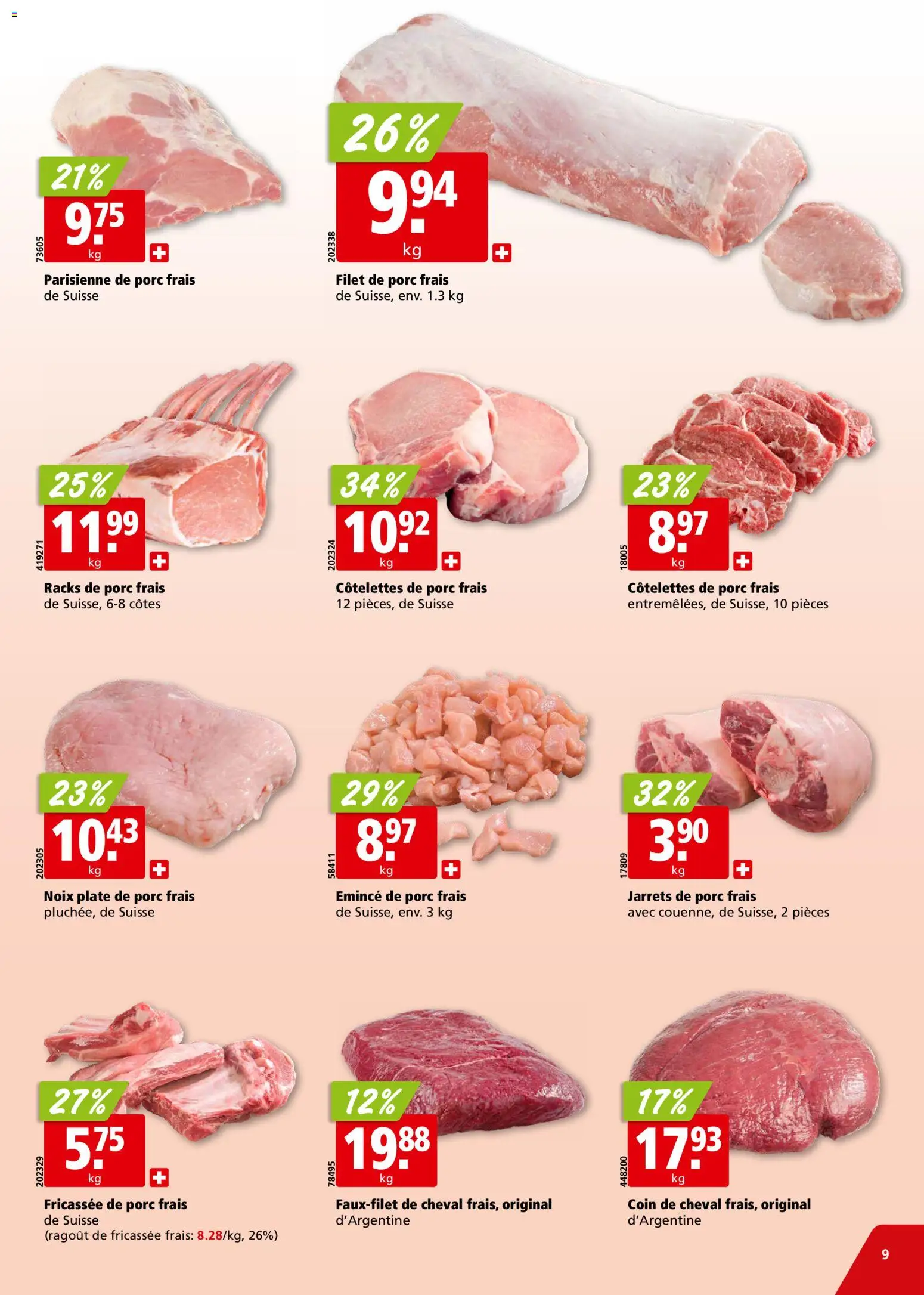 Aligro Aktionen Chavannes, Matran, Genève, Sion – gültig ab 26.01.2026 | Seite: 9