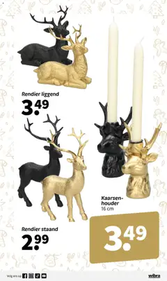 Wibra Kerst - Voorbeeld van een folder van Wibra, geldig van 13.10.2025 | Pagina: 25 | Producten: Kaarsen