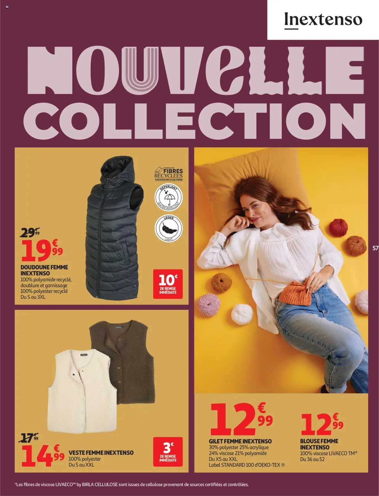 {H1} | Page: 57 | Produits: Doudoune femme, Gilet, Blouse, Doudoune