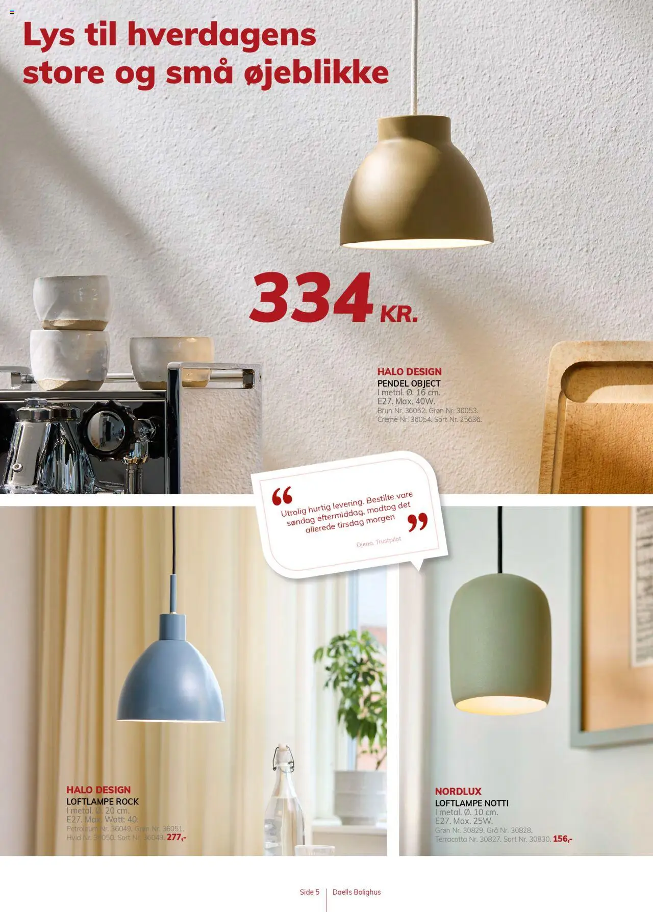 Daells Bolighus tilbudsavis – gyldig fra 02.10.2025 | Side: 5 | Produkter: Creme