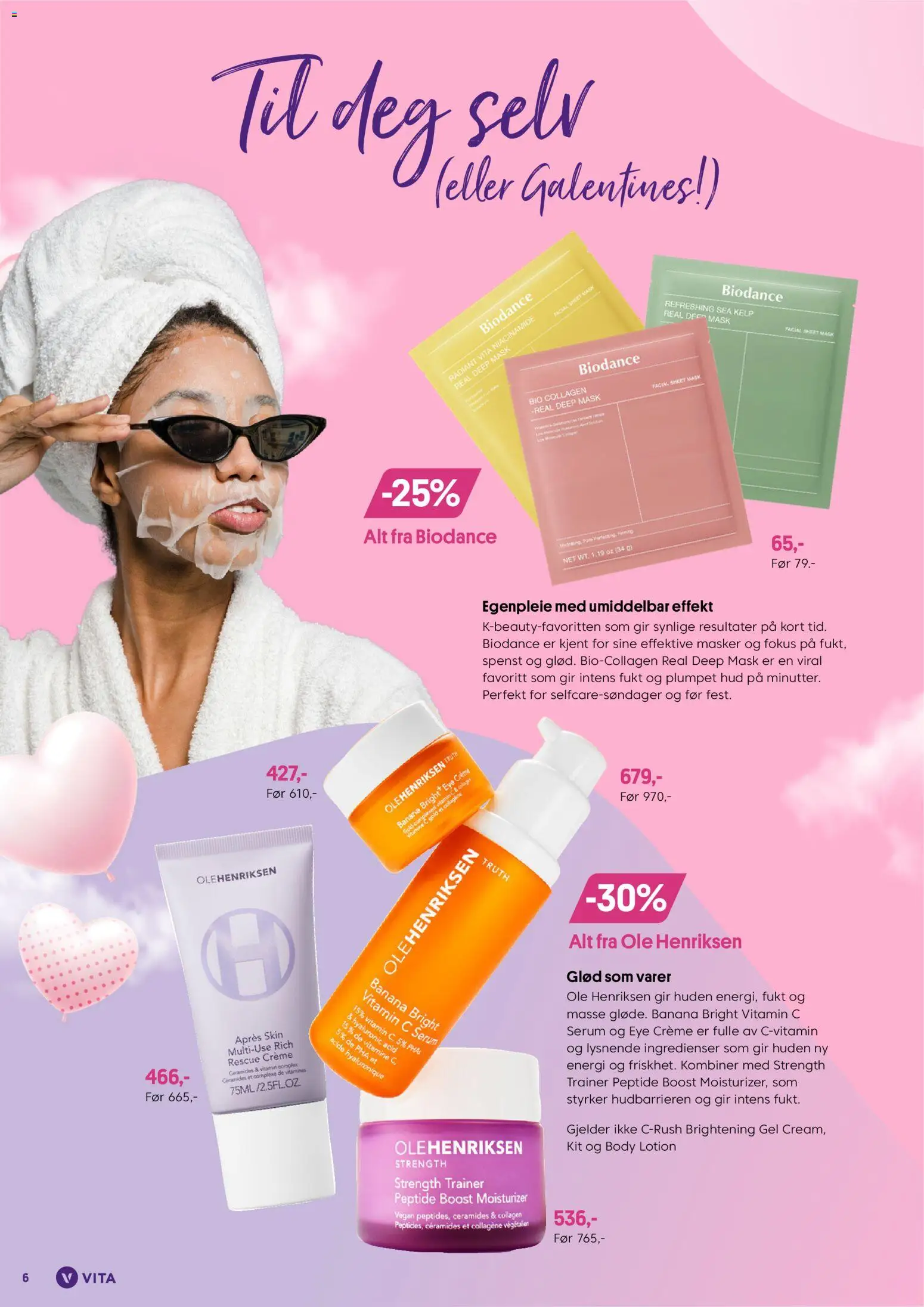 {H1} | Side: 6 | Produkter: Body, Sheet Mask, Body Lotion, Strandväska