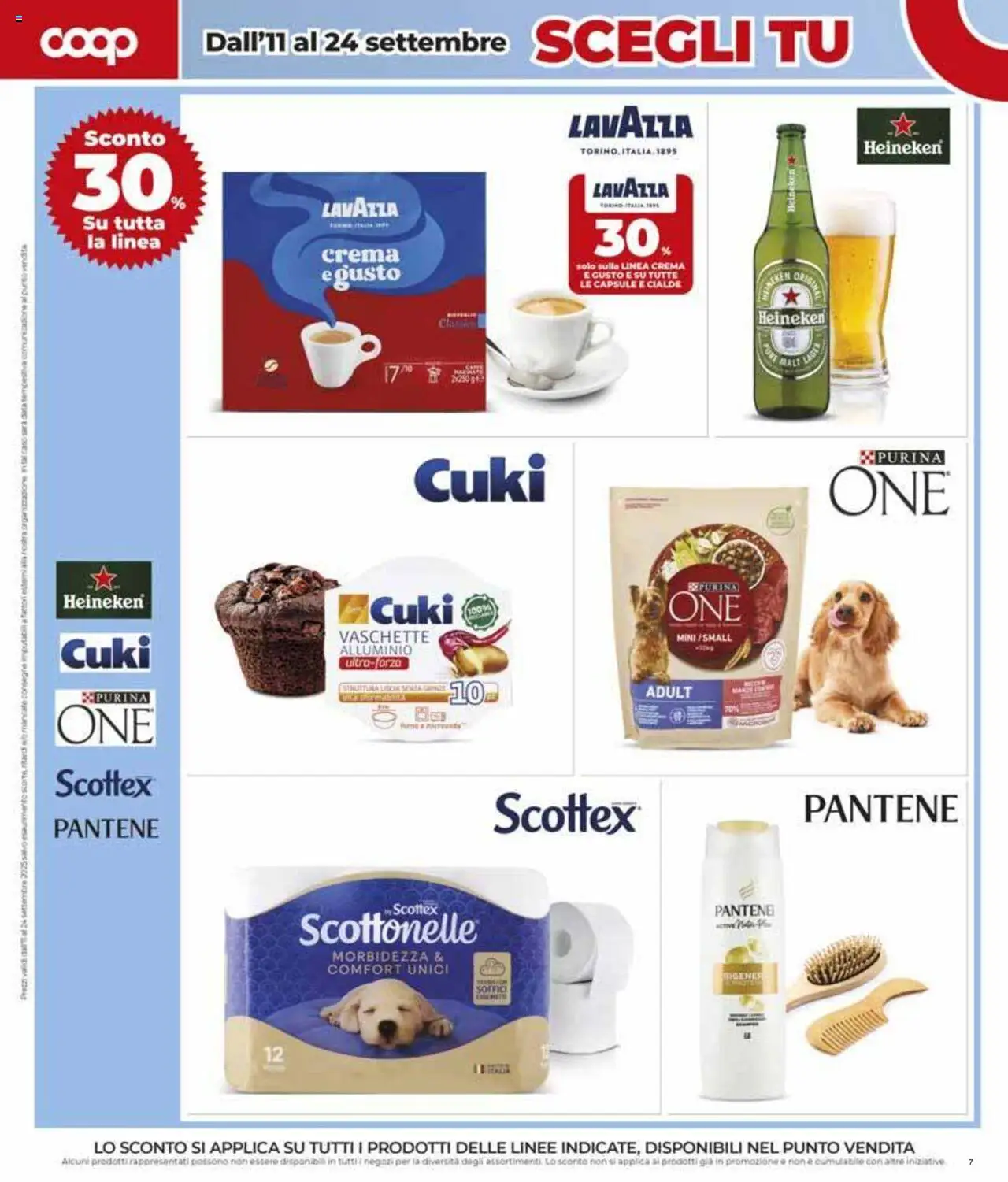 Volantino COOP del 04.09.2025 | Pagina: 7 | Prodotti: Crema, Data, Alluminio, Lavazza