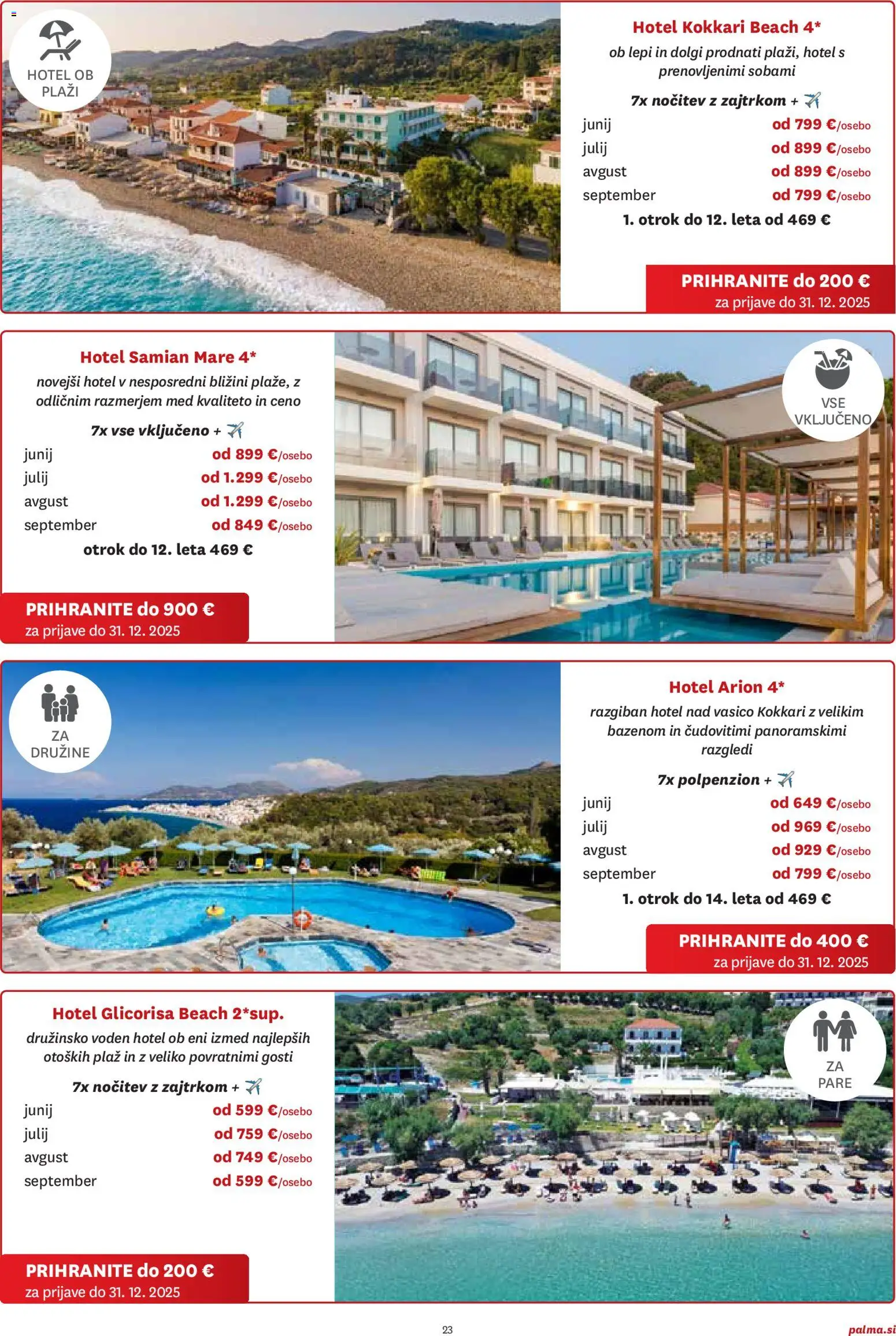 Novi Palma katalog ponudbe – veljaven od 06.11.2025 | Stran: 23