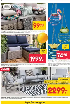 Forhåndsvisning av Rusta kundeavis gyldig fra 27.04.2026 | Side: 14 | Produkter: Lykt, Sofa, Bord