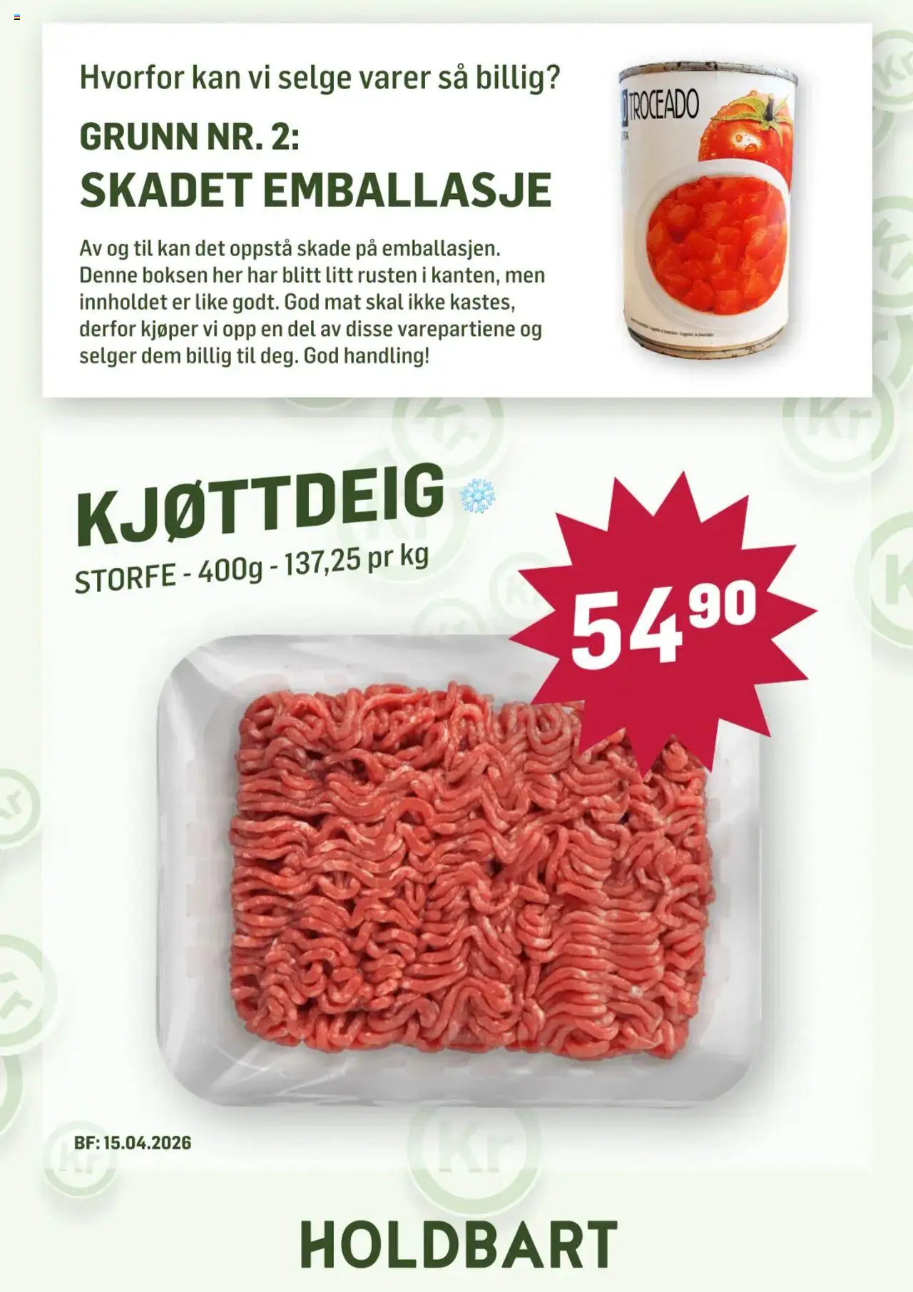 {H1} | Side: 4 | Produkter: Kjøttdeig