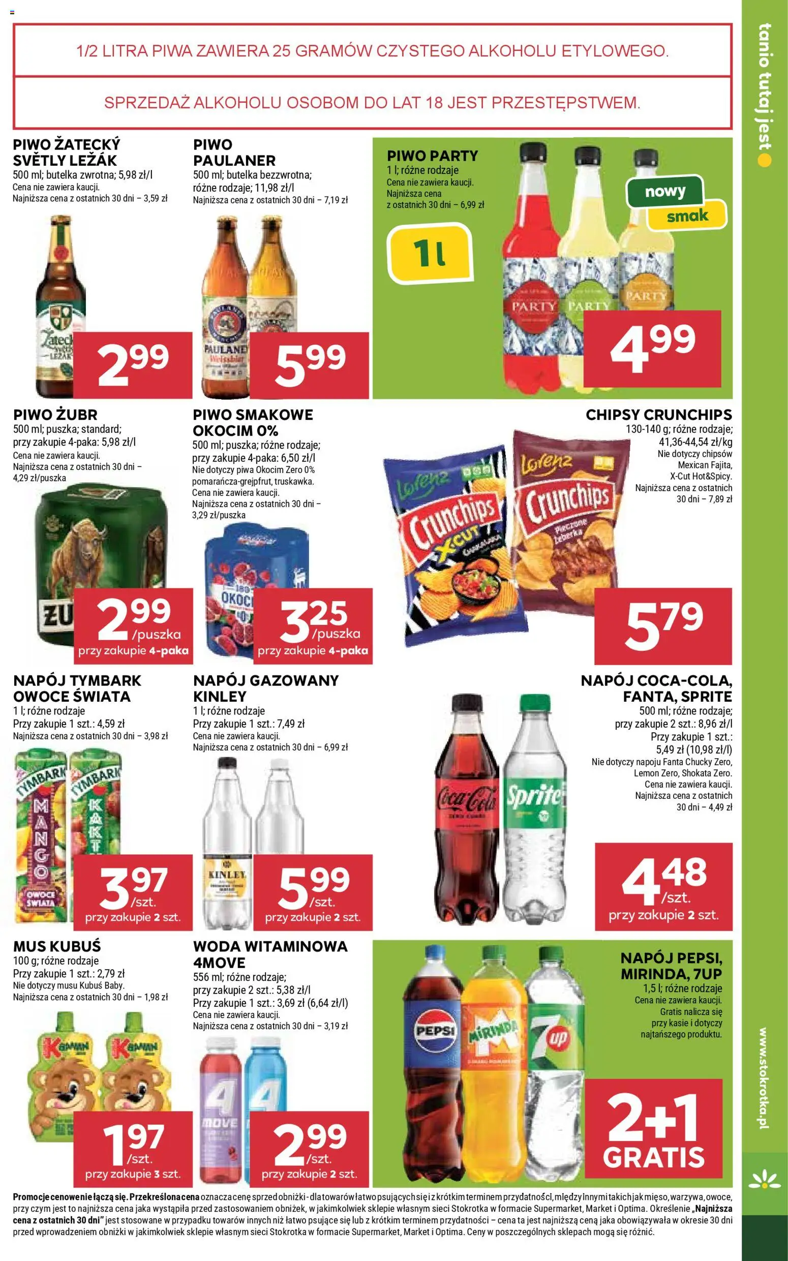 Stokrotka gazetka - Market od 29.04.2026 | Strona: 25 | Produkty: Chipsy, Stokrotka, Sprite, Woda