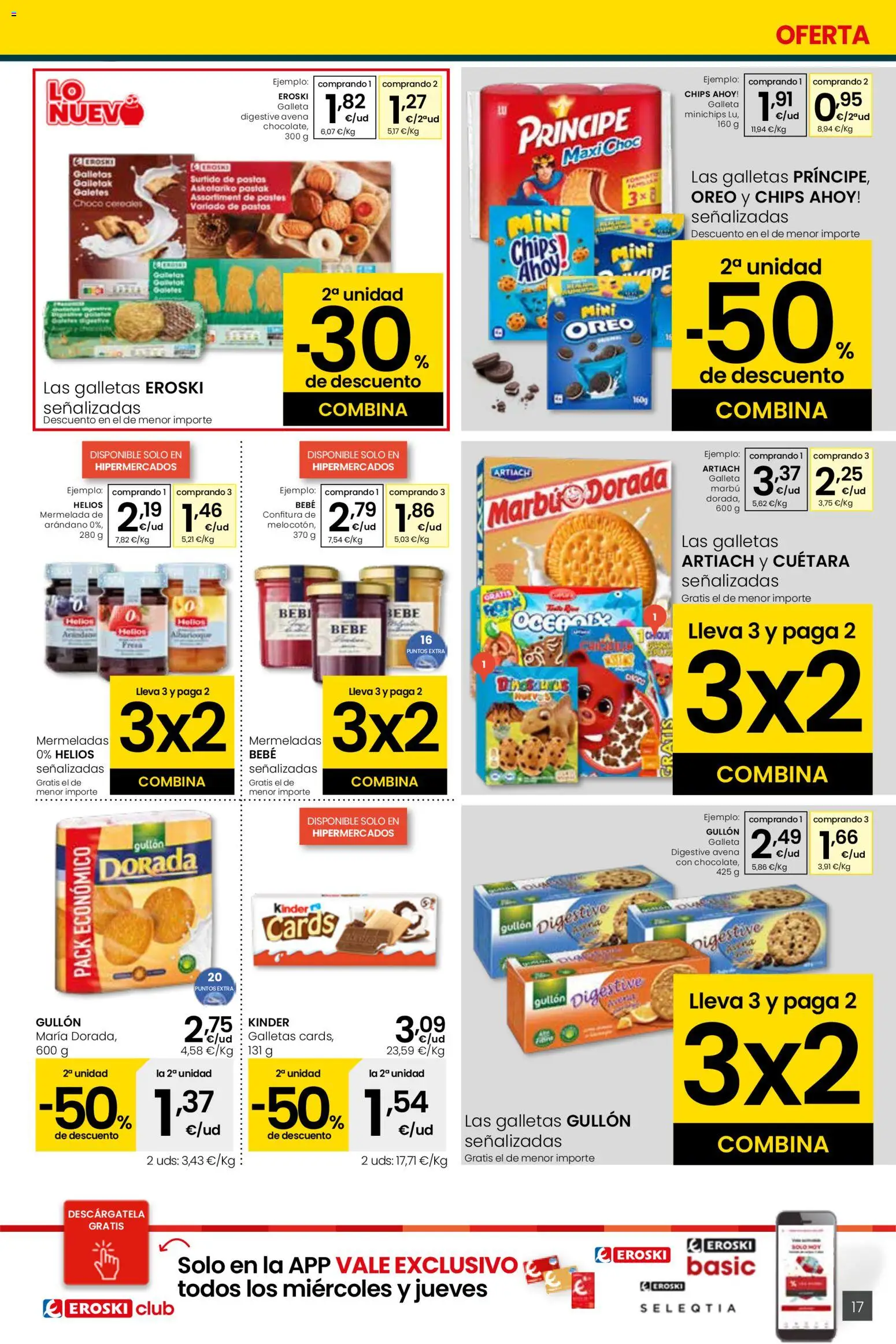 Eroski folleto │ válido desde el 05.01.2026 | Página: 17 | Productos: Galletas