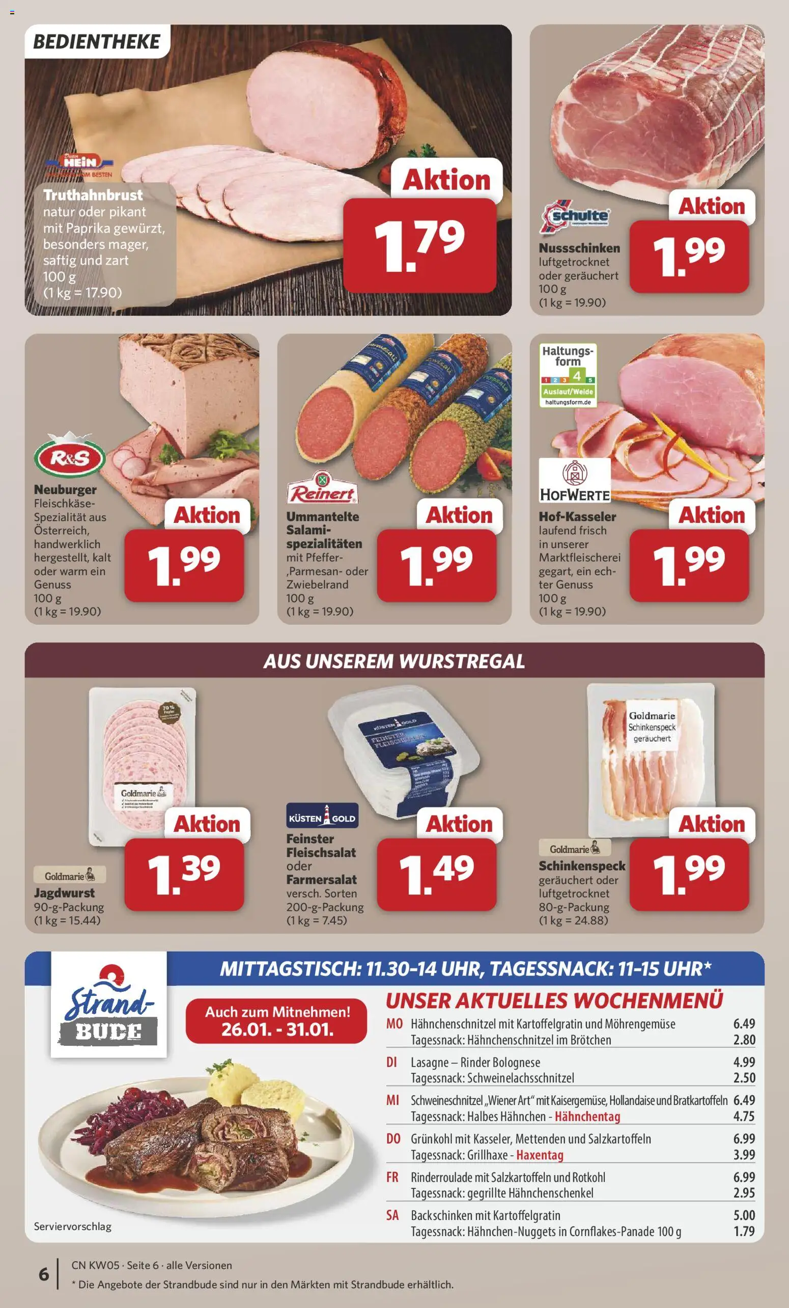 Combi Prospekt 	 – gültig ab 26.01.2026 | Seite: 6 | Produkte: Hahnchen, Hahnchenschenkel, Rotkohl, Paprika