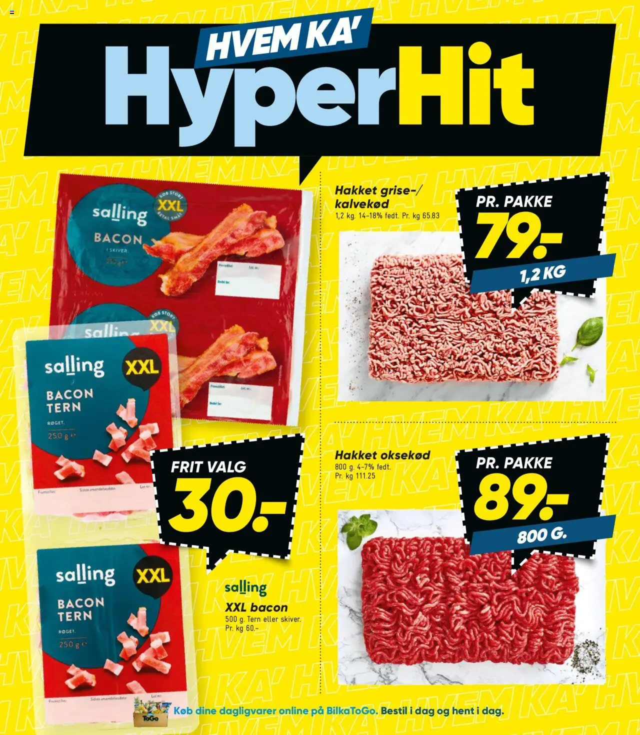 Bilka tilbudsavis – gyldig fra 19.09.2025 | Side: 4 | Produkter: Oksekød, Bacon