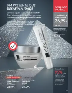 Pré-visualização Sensitive+ Dual Collagen Creme de Dia, Sensitive+ Ideal para peles de todas as idades válido de 01.11.2025 | Página: 125 | Produtos: Creme