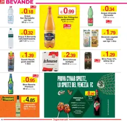 Volantino Sì con Te del 31.07.2025 | Pagina: 16 | Prodotti: Prosecco, Acqua, Bibite, Bottiglia
