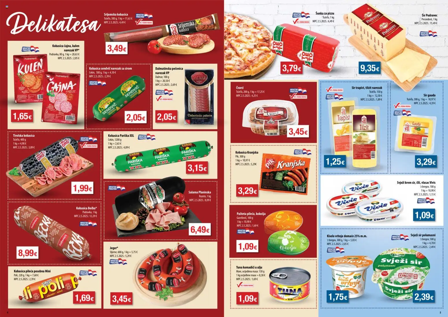 NTL katalog | vrijedi od 12.11.2025 | Stranica: 3 | Proizvodi: Trapist, Salama, Šunka, Kulen