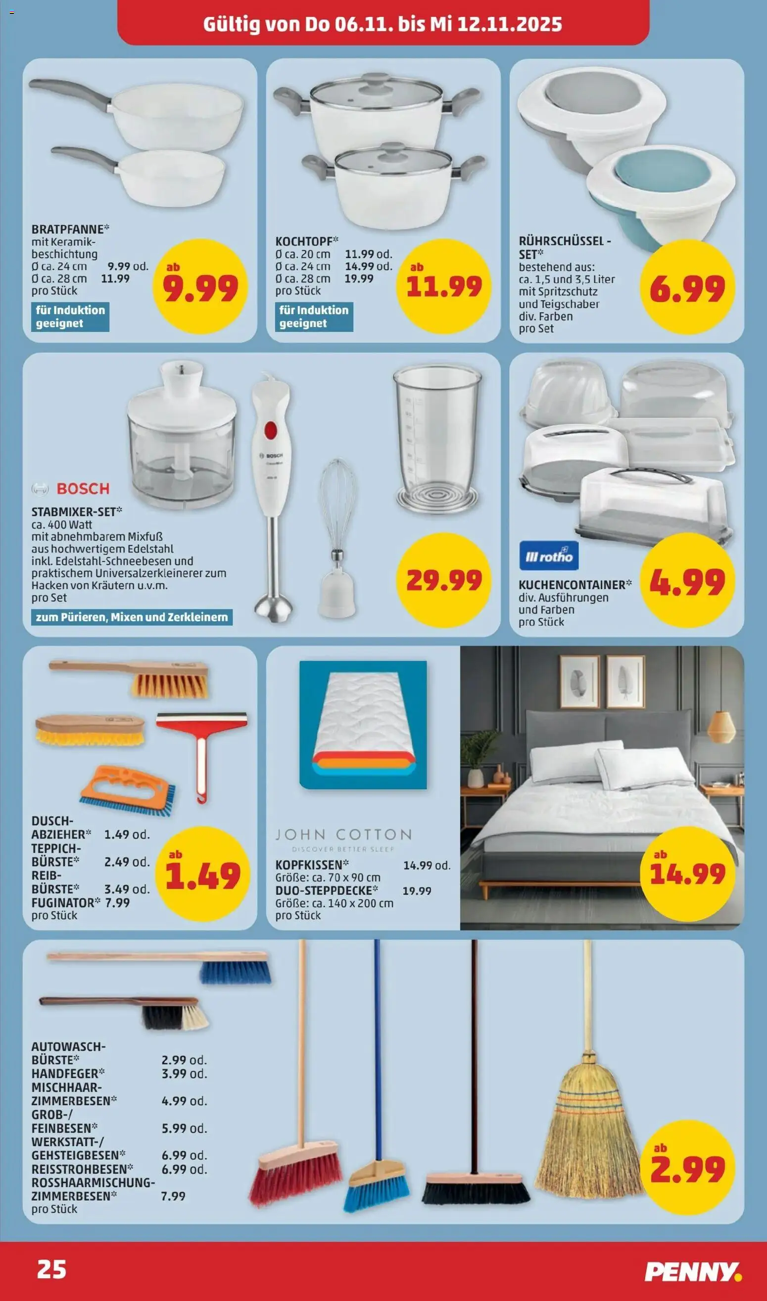 Penny Markt Flugblatt gültig ab 06.11.2025 | Seite: 25 | Produkte: Teppich