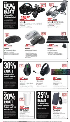 Interdiscount - Black Friday ab 24.11.2025 gültig | Seite: 8 | Produkte: Headset, Tastatur, Maus, Gamingstuhl