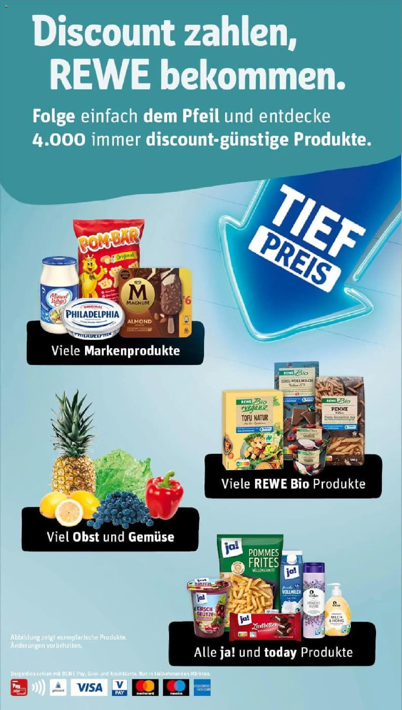 Rewe prospekt Isselburg	 – gültig ab 26.10.2025 | Seite: 34 | Produkte: Milch, Pommes frites, Gemüse, Obst