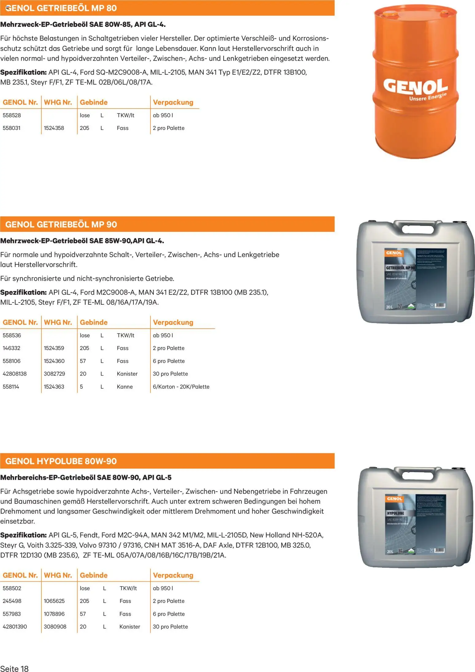 Lagerhaus Genol - Produkt- übersicht gültig ab 03.12.2025 | Seite: 18