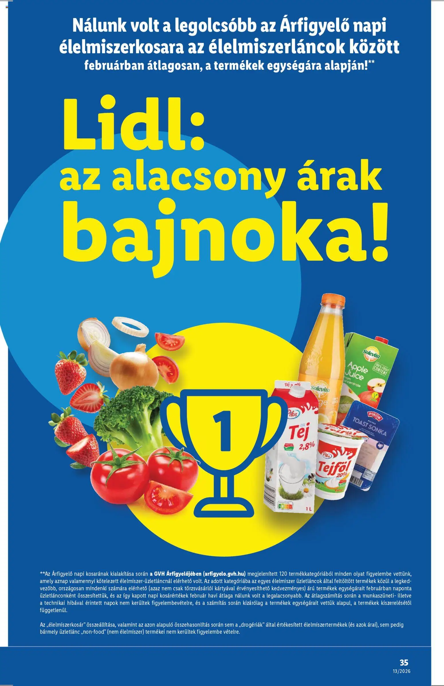Lidl akciós ujság - amely érvényes a következő dátumtól: 26.03.2026 | Oldal: 35