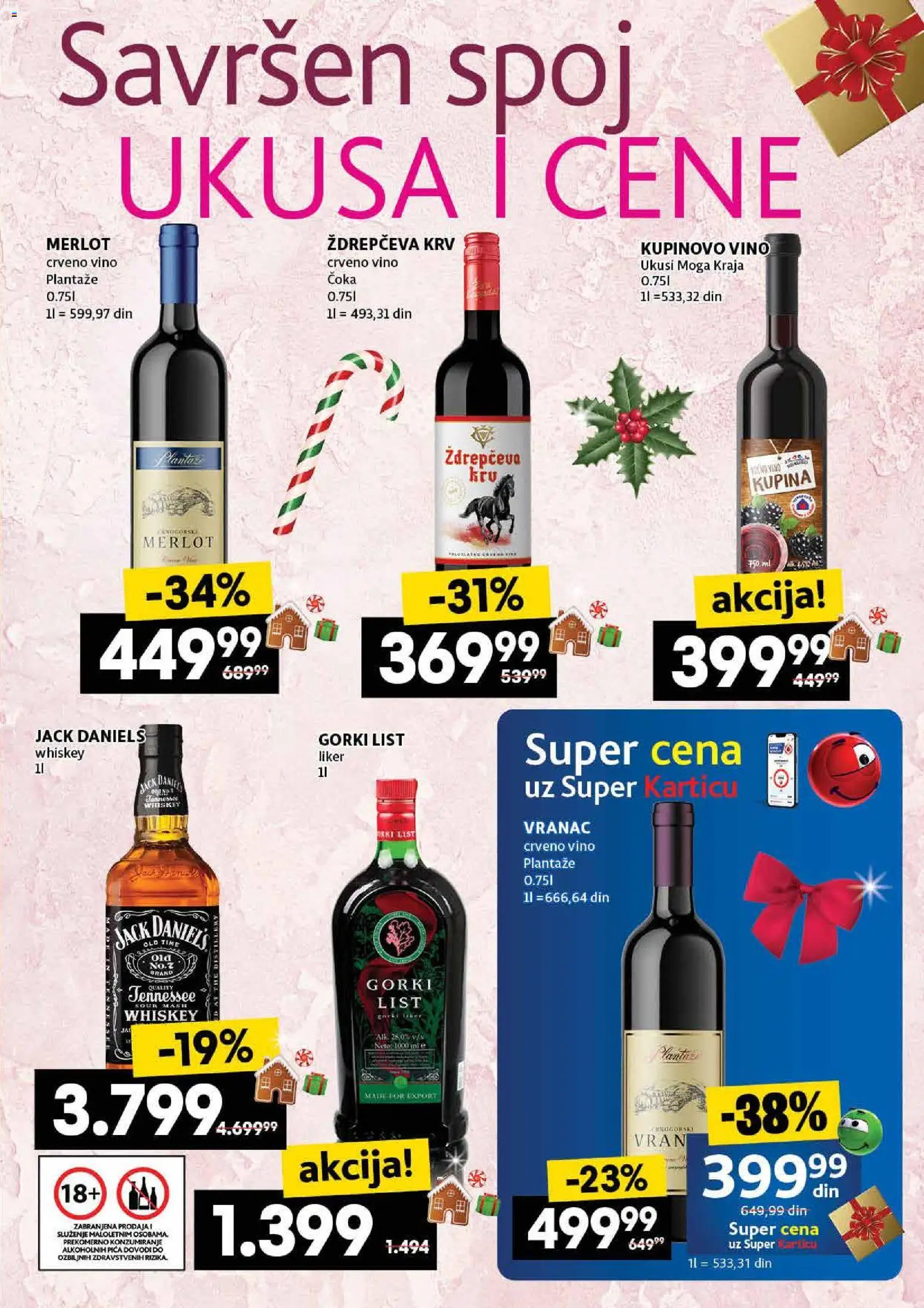 Idea katalog - važi od 18.12.2025 | Strana: 27 | Proizvode: Liker, Kupina, Crveno vino, Vino