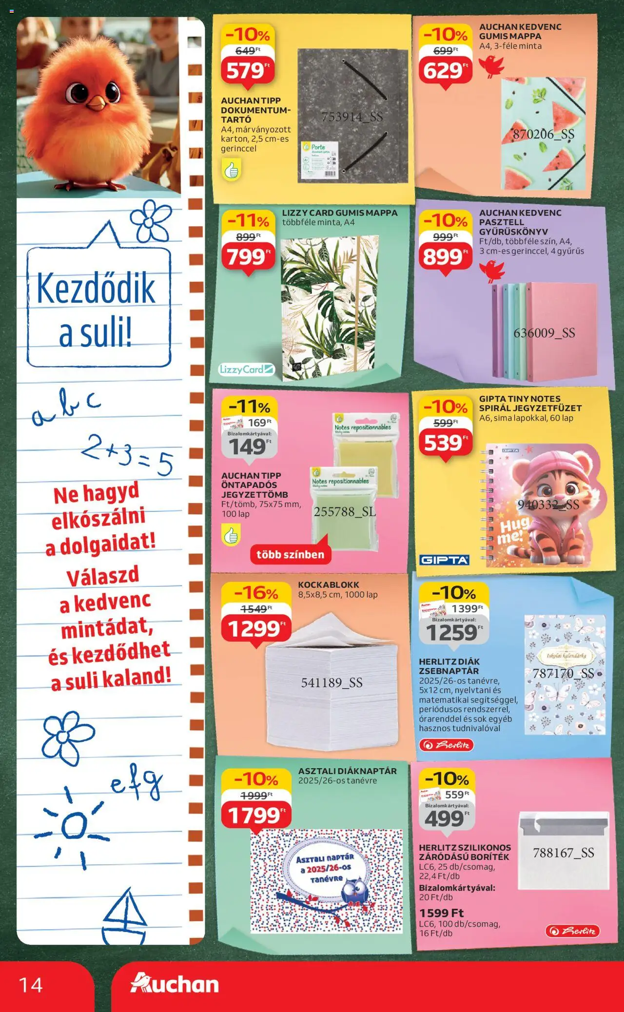 Auchan akciós ujság - amely érvényes a következő dátumtól: 07.08.2025 | Oldal: 14
