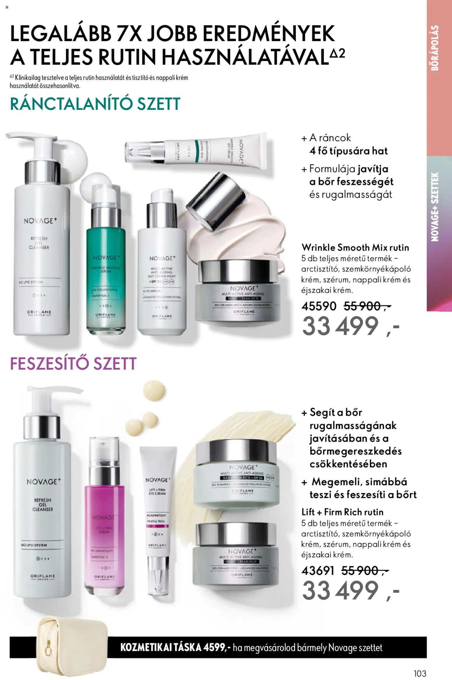 Oriflame akciós ujság - amely érvényes a következő dátumtól: 03.12.2025 | Oldal: 103 | Termékek: Táska, Kozmetikai táska, Szemkörnyékápoló, Bor