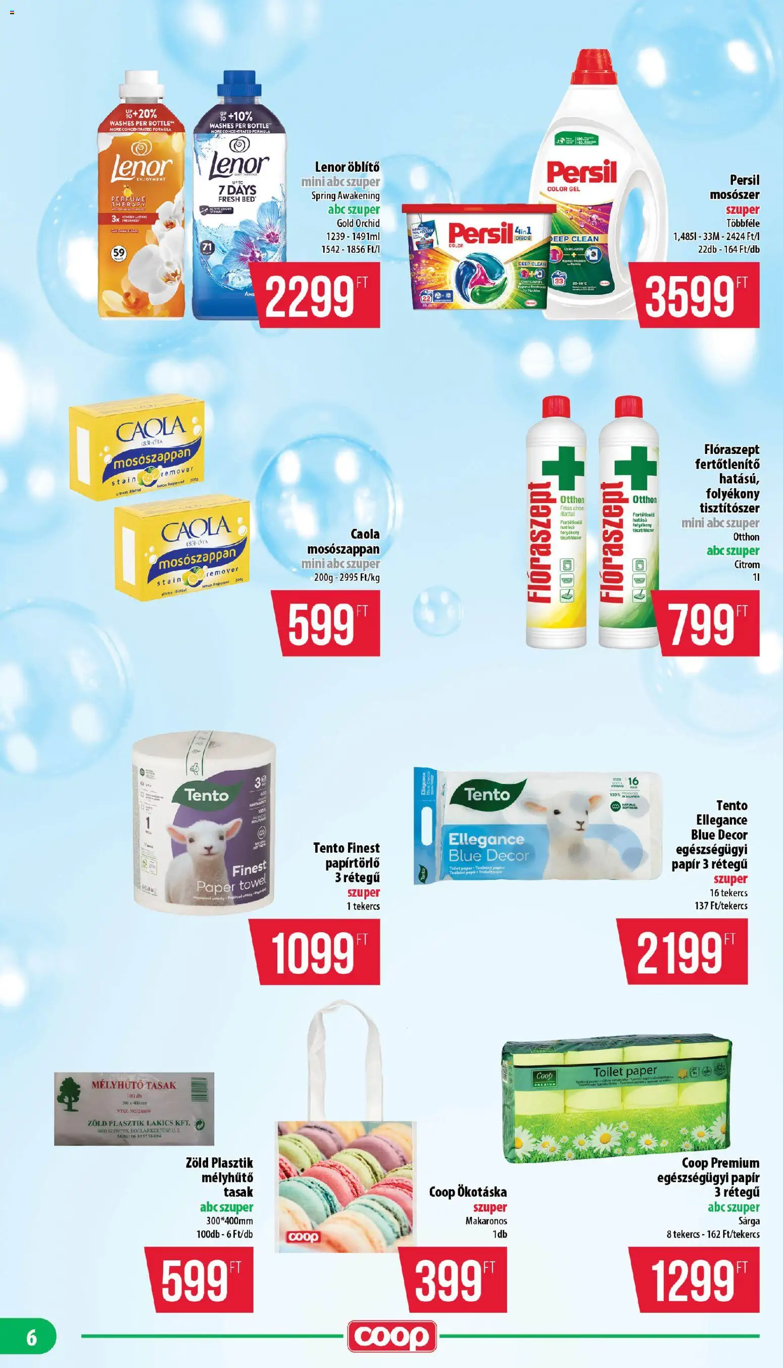 COOP akciós ujság - amely érvényes a következő dátumtól: 12.02.2026 | Oldal: 6