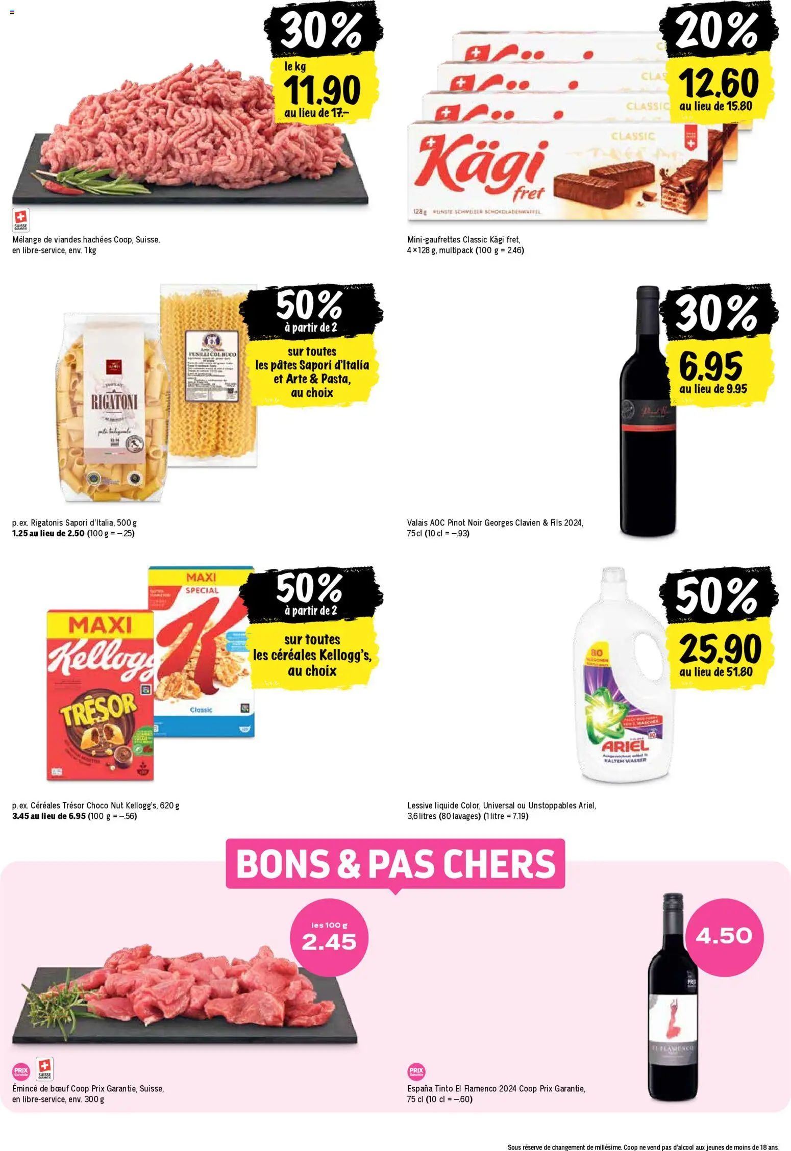 Coop - Les actions de la semaine – gültig ab 12.02.2026 | Seite: 22 | Produkte: Pasta, Wasser