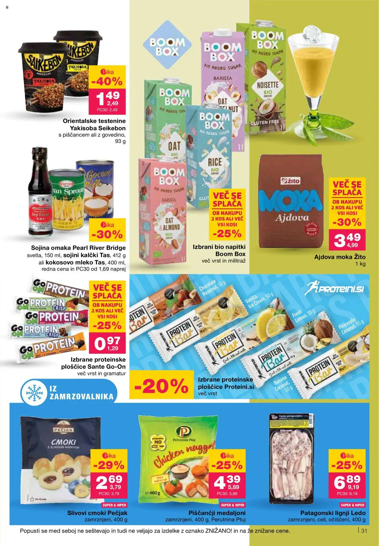Mercator katalog │ velja od 07.08.2025 | Stran: 35 | Izdelki: Lignji, Moka, Ploščice, Testenine