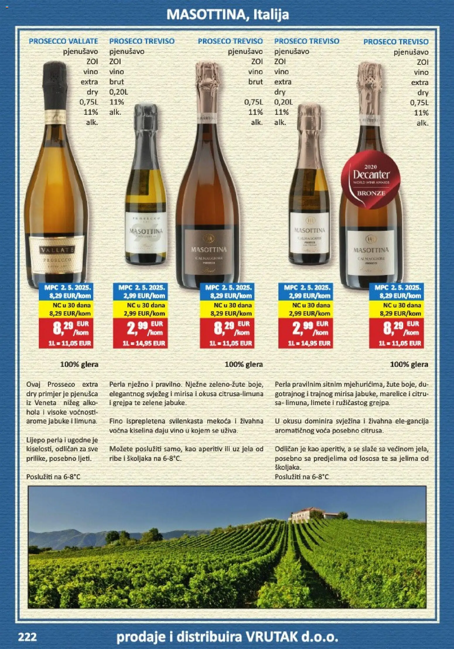 Vrutak katalog | vrijedi od 01.11.2025 | Stranica: 222 | Proizvodi: Aperitiv, Prosecco, Jabuke, Marelice