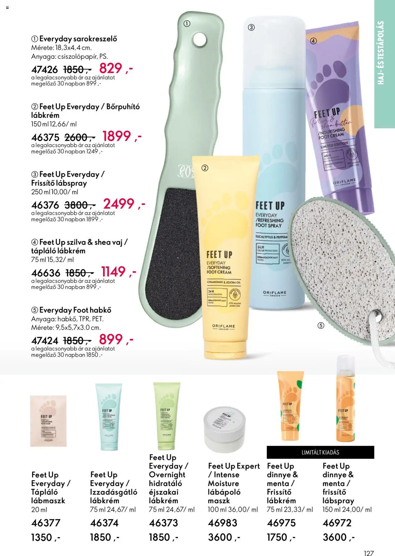 Oriflame akciós ujság - amely érvényes a következő dátumtól: 07.09.2025 | Oldal: 127 | Termékek: Dinnye, Szilva, Vaj, Maszk