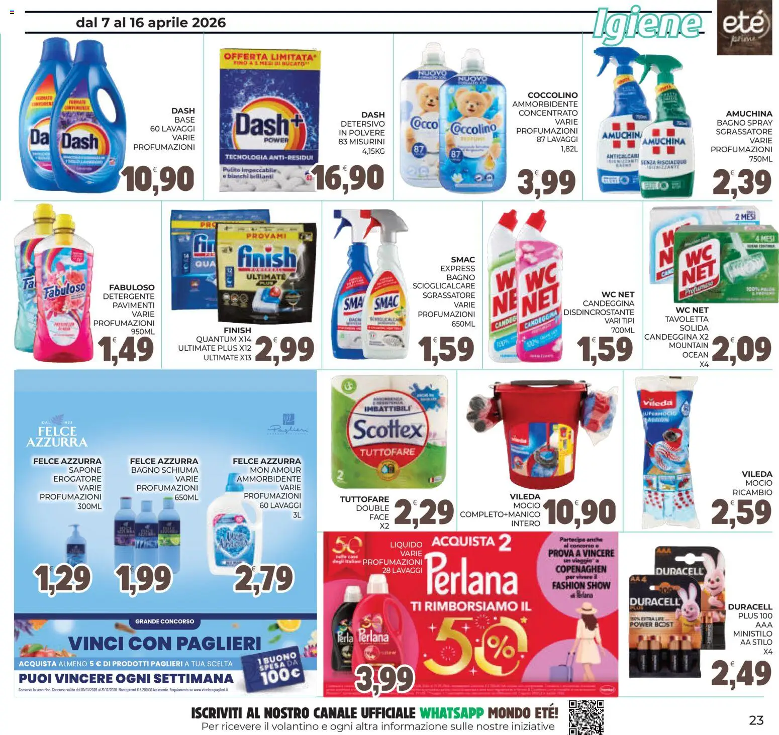 Volantino Eté del 07.04.2026 | Pagina: 23 | Prodotti: Sapone, Detergente, Sgrassatore, Cocco