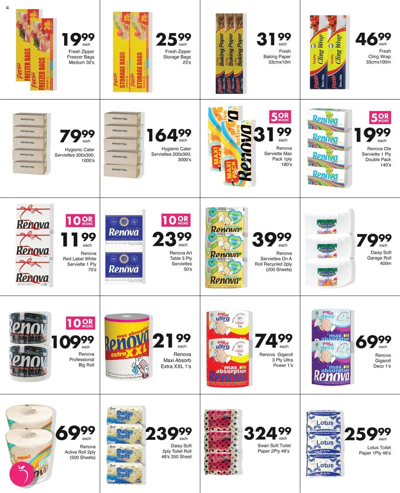 New Save catalogue – valid from 15.09.2025 | Page: 22 | Products: Freezer, Table, Toilet, Paper