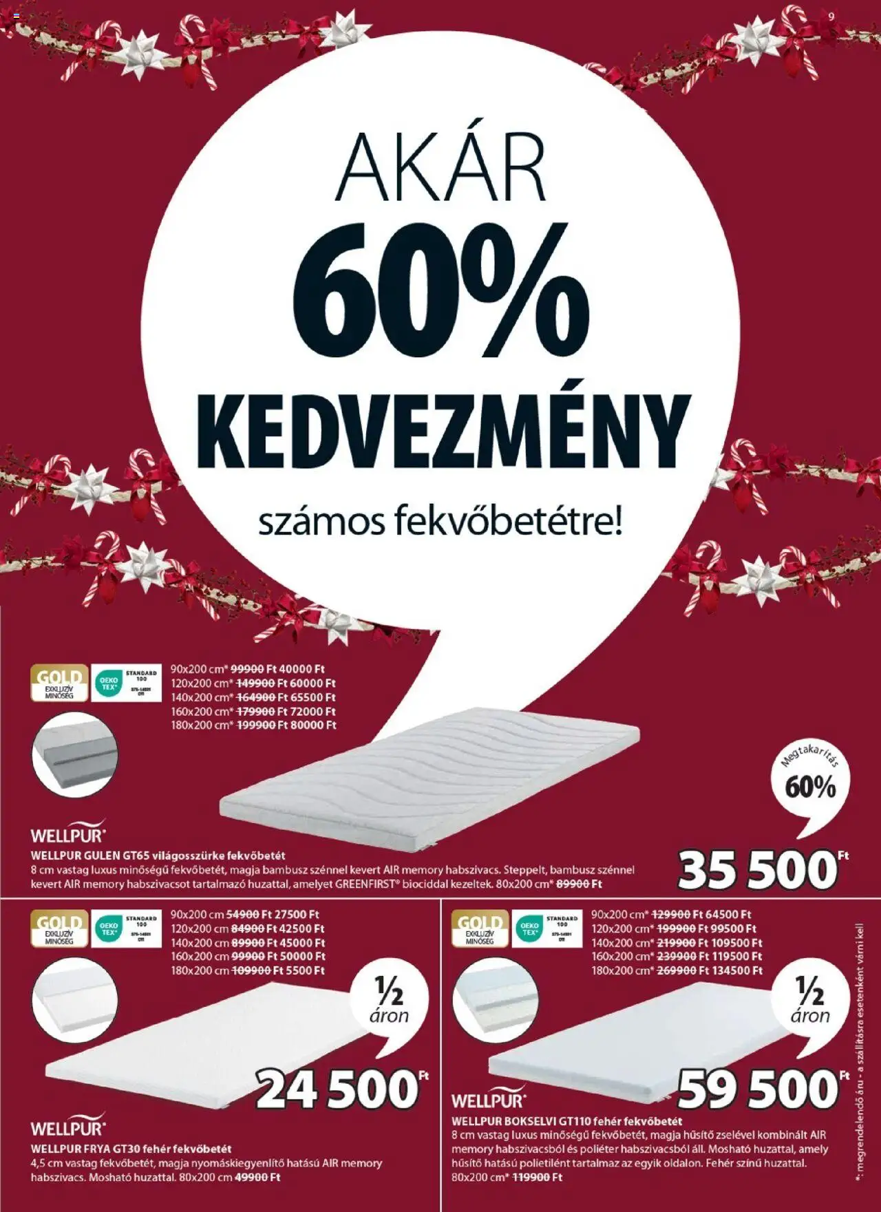 JYSK akciós ujság - amely érvényes a következő dátumtól: 15.10.2025 | Oldal: 9