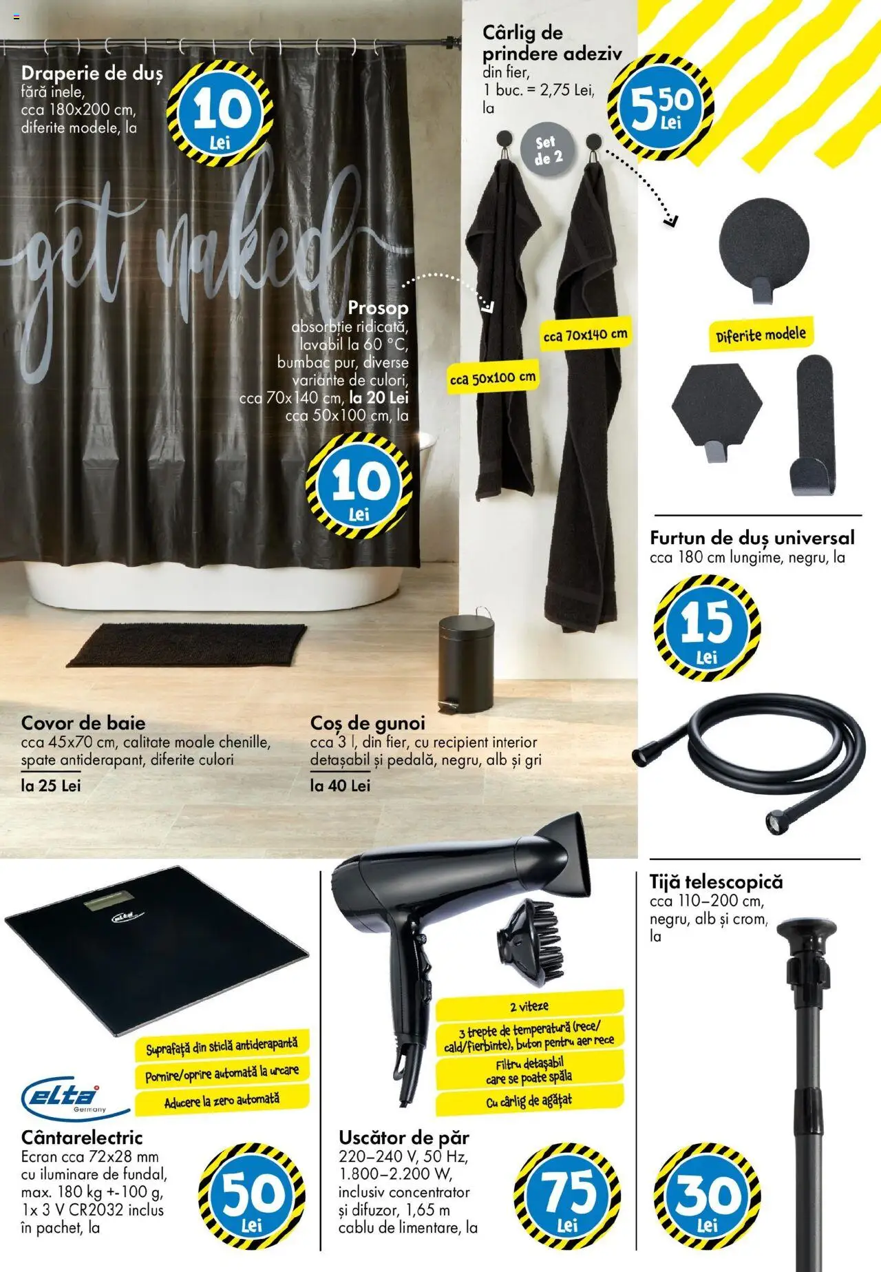 Catalog TEDi – valabil de la 08.08.2025 | Pagină: 21 | Produse: Uscător, Coș, Duș, Covor