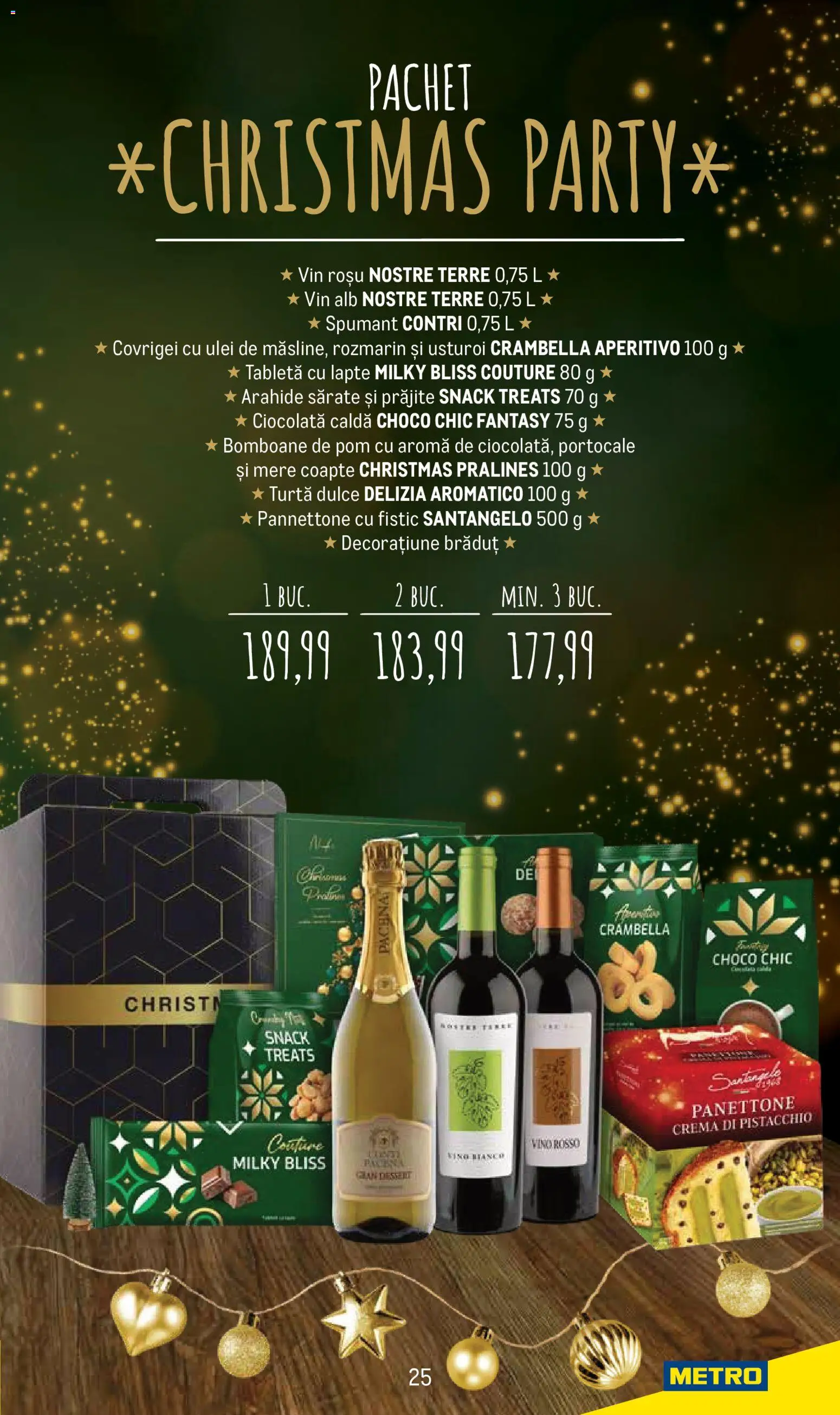 Noul catalog Metro – valabil de la 24.11.2025 | Pagină: 25 | Produse: Cremă, Ulei, Mere, Bomboane