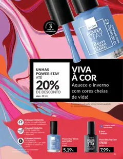 Pré-visualização Power Stay Verniz para Unhas, 10 ml válido de 01.02.2026 | Página: 43 | Produtos: Top, Verniz