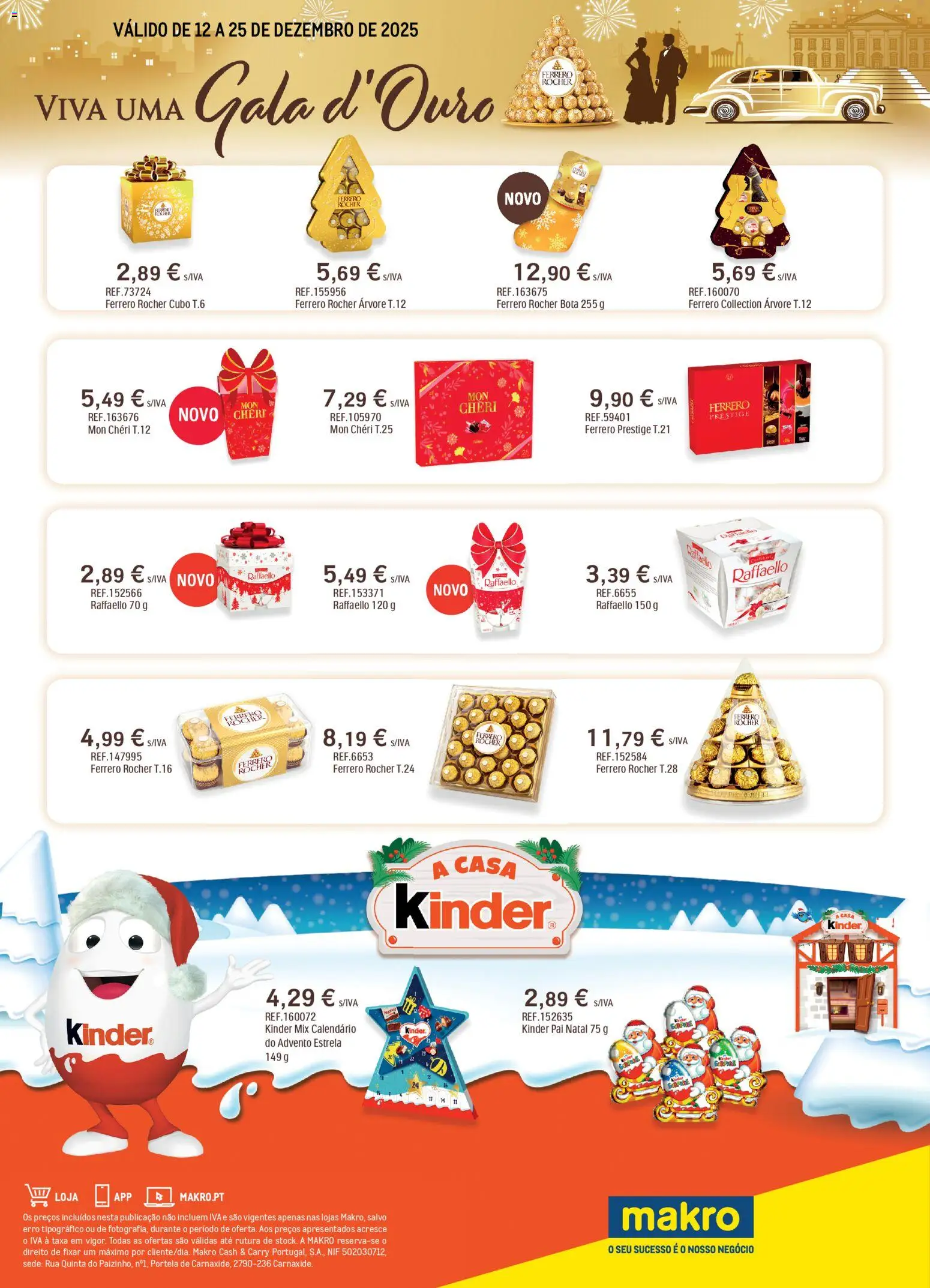 Makro Monofolha Ferrero │ válido de 12.12.2025 | Página: 1 | Produtos: Ferrero rocher