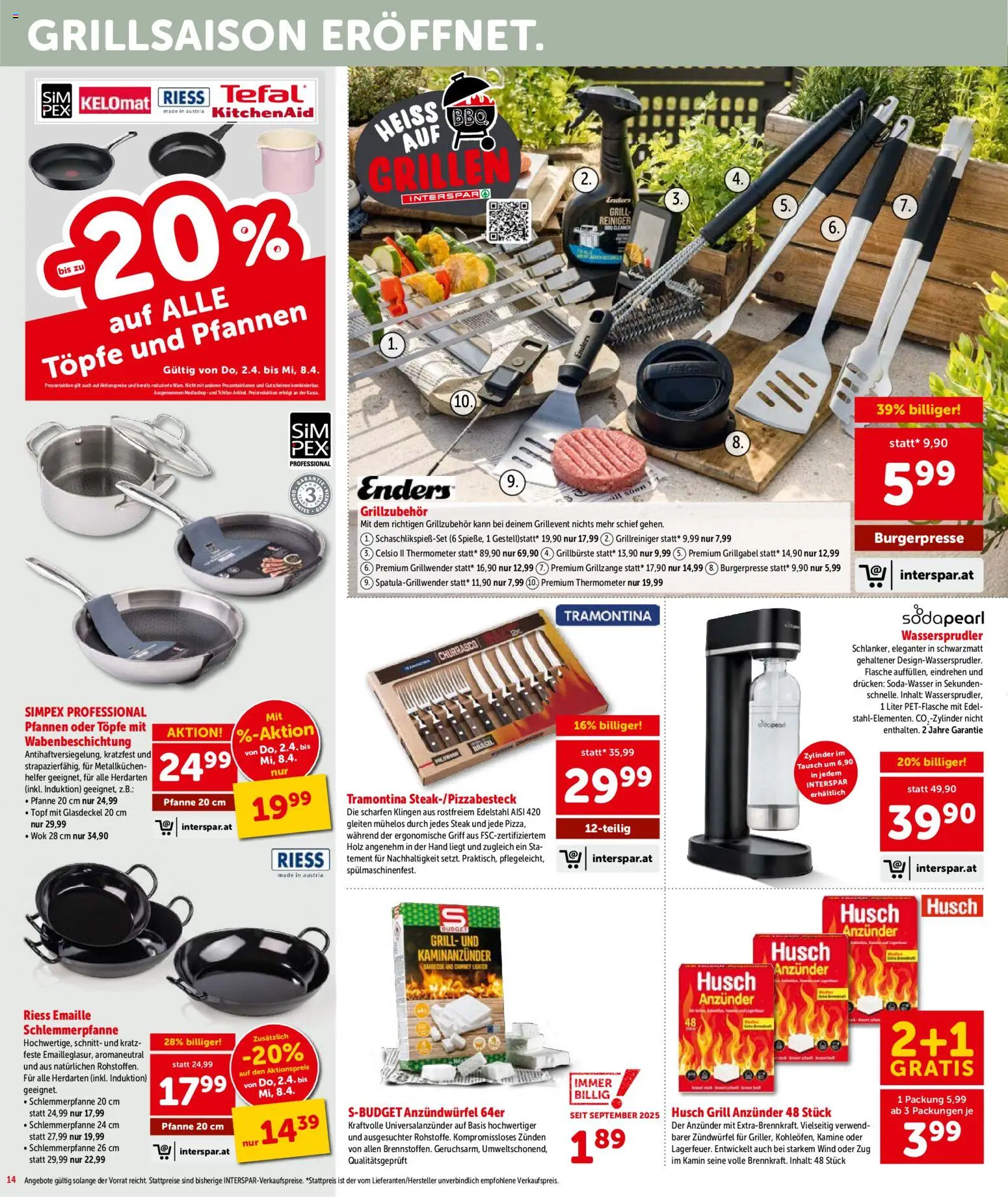 Interspar Flugblatt - Salzburg gültig ab 31.03.2026 | Seite: 15 | Produkte: Grill, Thermometer