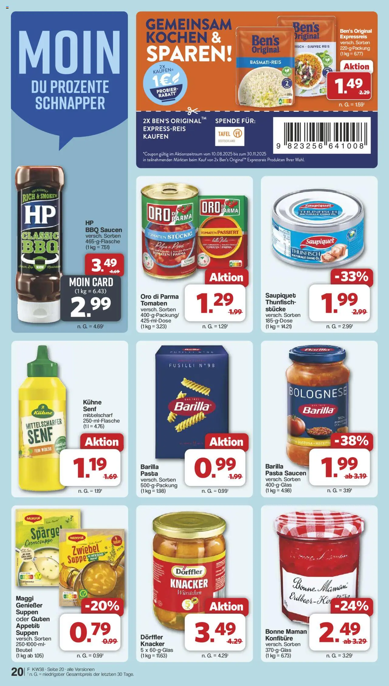 Famila Nordwest Prospekt 	 – gültig ab 15.09.2025 | Seite: 22 | Produkte: Barilla, Thunfisch, Tomaten, Bonne maman
